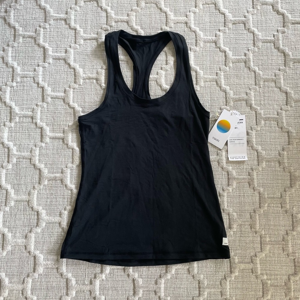 Vuori tank top, size XS, black